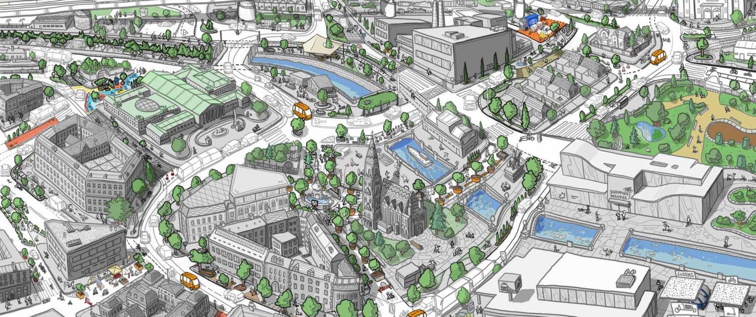 Tu Wien|Forschungsbereich Verkehrssystemplanung|Wimmelbild Farbe